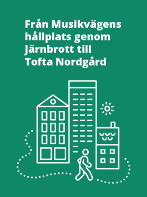 cover image of Från Musikvägens hållplats genom Järnbrott till Tofta Nordgård